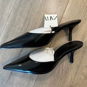 Zara black heels